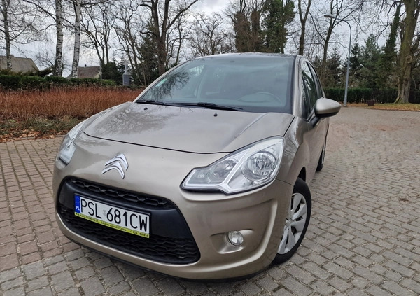 Citroen C3 cena 21300 przebieg: 74493, rok produkcji 2011 z Pasłęk małe 232